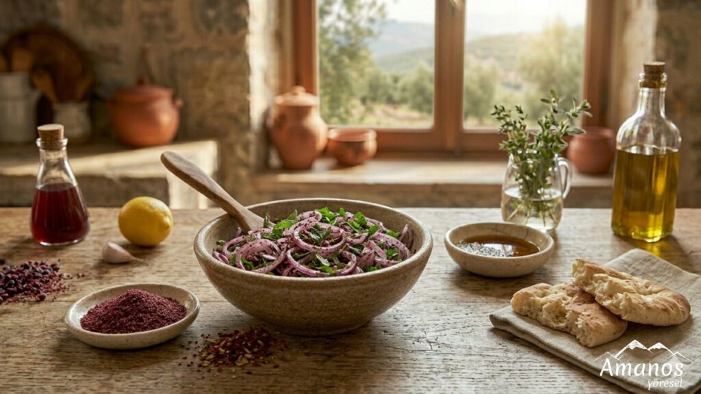 Sumaklı Soğan Salatası Tarifi